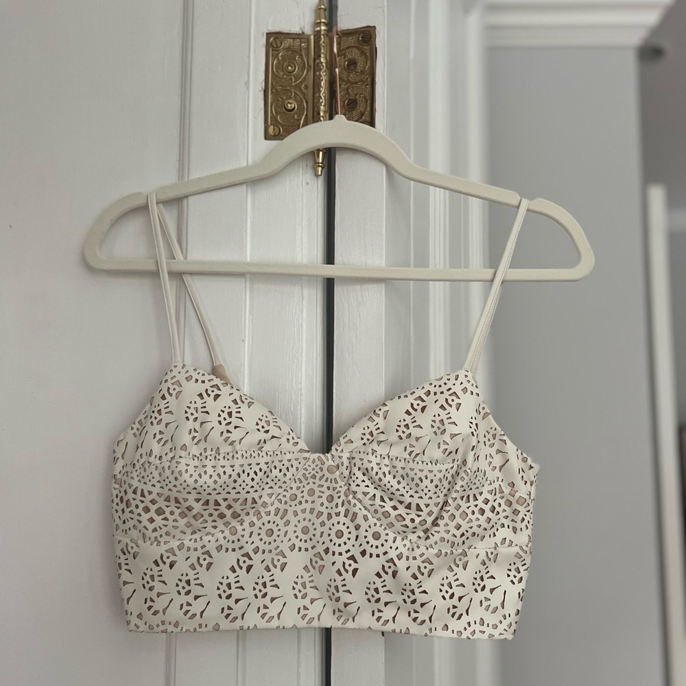 Dolce Vita Cream Crop Top